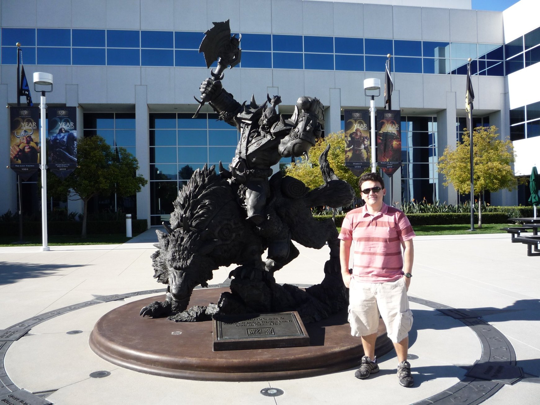 Otavio at Blizzard HQ in Irvine, California